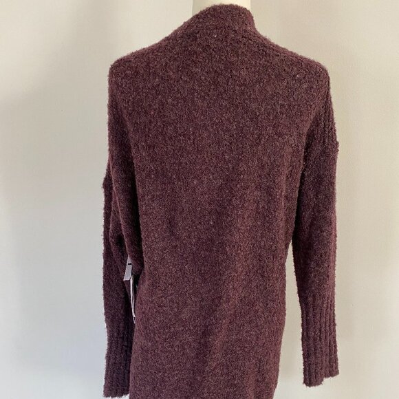 TREASURE Bond Cardigan New BNWT Cozy Dark Purple - Picture 5 of 13